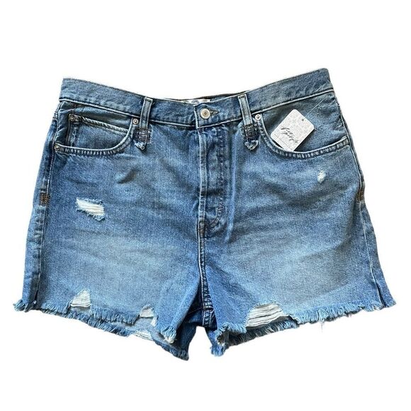 NWT FREE PEOPLE Loose Cannon Makai Cut Off Shorts Size 32 - Picture 4 of 7